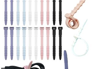 Attaches zippées en silicone