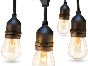 Addlon Guirlande lumineuse d'extérieur de qualité commerciale