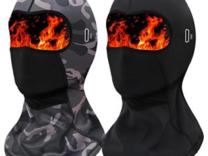 Bodvera Lot de 2 cagoules d'hiver pour