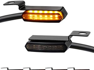NTHREEAUTO Clignotants séquentiels à LED pour guidon