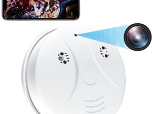 Kestanlora Caméra Cachée Détecteur de Fumée WiFi