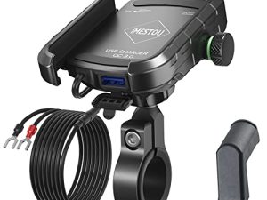 iMESTOU Support de téléphone de moto Chargeur