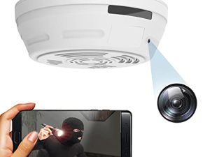 Caméra Espion Détecteur de Fumée Caméra Cachée