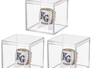 Lot de 3 présentoirs de bagues de