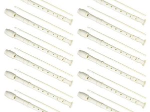 Lot de 12 Flûtes à Bec Soprano