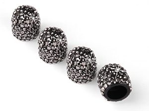 JUSTTOP Lot de 4 bouchons de valve