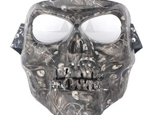 Masque de lunettes de moto Skull avec