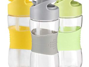 Bouteille d'eau pour enfants avec paille 12