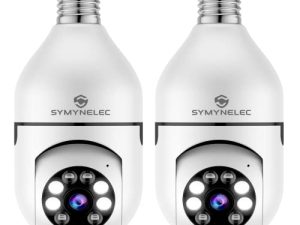SYMYNELEC 2PCS Caméra de sécurité légère
