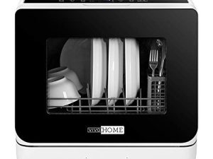 VIVOHOME 110V 840W Petit lave-vaisselle électrique portable