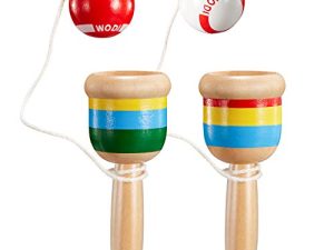 TOODOO 2 Pièces Jacks Jeu avec Balle