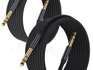 Elebase Lot de 2 câbles d'instrument TRS