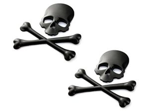 BENZEE 2 pièces B035-B noir moto crâne