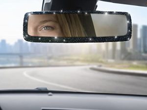 Rétroviseur de voiture en strass Bling