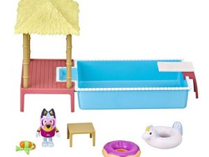 Ensemble de jeu et figurine de piscine