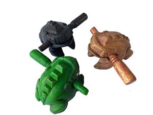 Guiros Percussion Instruments Grenouille en bois Ensemble