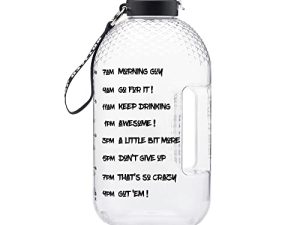 Bouteille d'eau de 1 gallon avec fois