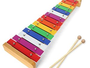 LOLYSIC Xylophone 15 tons Glockenspiel Xylophone en