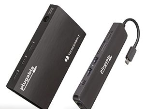Le lot de concentrateurs Thunderbolt 4 enfichables