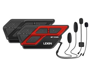 LEXIN 2pcs ET-COM V5.0 Casque Bluetooth pour