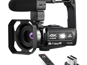 Caméra vidéo OIEXI 4K 18X Zoom numérique
