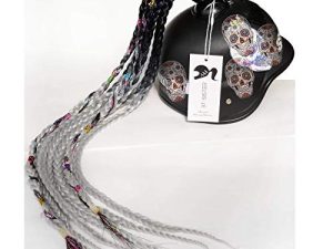 3T-SISTER Casque Pigtails Gradient Rampe Casque Tresses