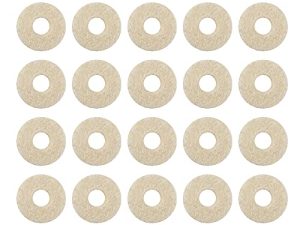 20pcs Yootones Trompette Valve Feutre Rondelles Coussin