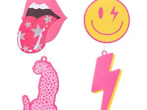 A1diee 4 Pcs Rose Preppy Boho Voiture
