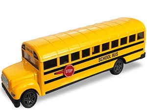 ArtCreativity Jouet de bus scolaire jaune moulé