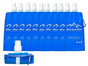 Meilleure bouteille d'eau pliable sans BPA (lot