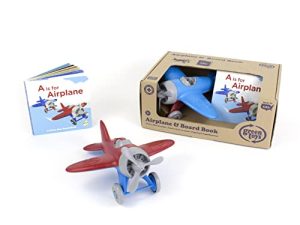 Green Toys Airplane & Board Book (la