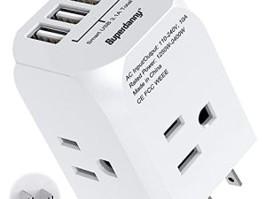 Rallonge électrique multi-prises à 2 broches