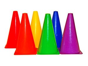 Cônes d'entraînement Playscene – Lot de 6
