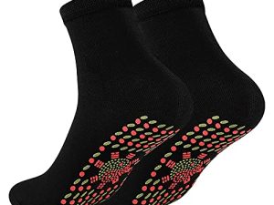 Ntpwenla 1 Paire de Chaussettes Magnétiques Auto-Chauffantes