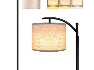 ROTTOGOON Lampadaire pour salon avec ampoule LED