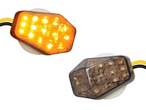 NTHREEAUTO Lot de 2 clignotants LED ambre