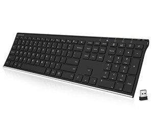 Clavier sans fil Arteck 2.4G en acier