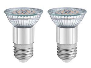 Lot de 2 ampoules LED JDR E27