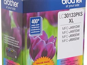 Imprimante Brother authentique LC30133PKS Lot de 3