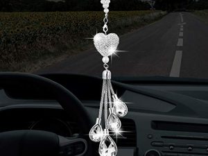 Accessoires de voiture Bling Heart Diamond