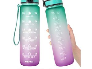 Bouteille d'eau de motivation de 32 oz