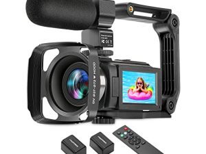 Caméra vidéo 4K Caméscope Ultra HD 48MP