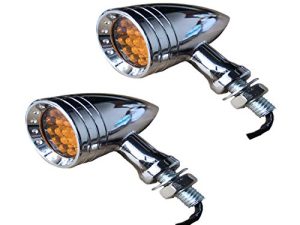 PACASK CNC Moto Bullet LED Clignotants Clignotants