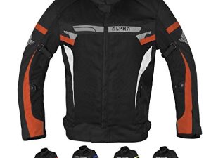 ALPHA CYCLE GEAR BREATHABLE BIKERS RIDING PROTECTION