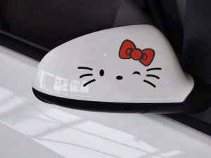 pièces bonjour matin Kitty chaton rouge arc