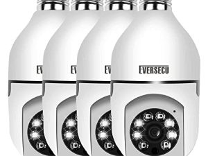 EVERSECU 1080P 2.0MP Caméra de sécurité PTZ