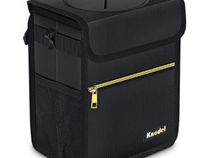 K KNODEL Poubelle de voiture avec couvercle