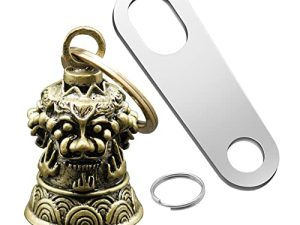 Yuchew Moto Guardian Luck Bell Biker Porte-clés