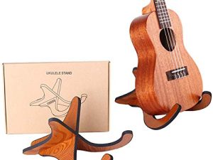 TIHOOD Support de support d'ukulélé en bois