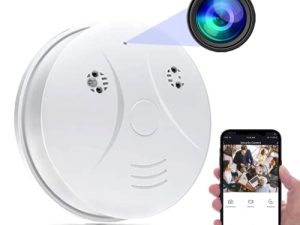 Caméra Cachée Détecteur de Fumée WiFi Caméra
